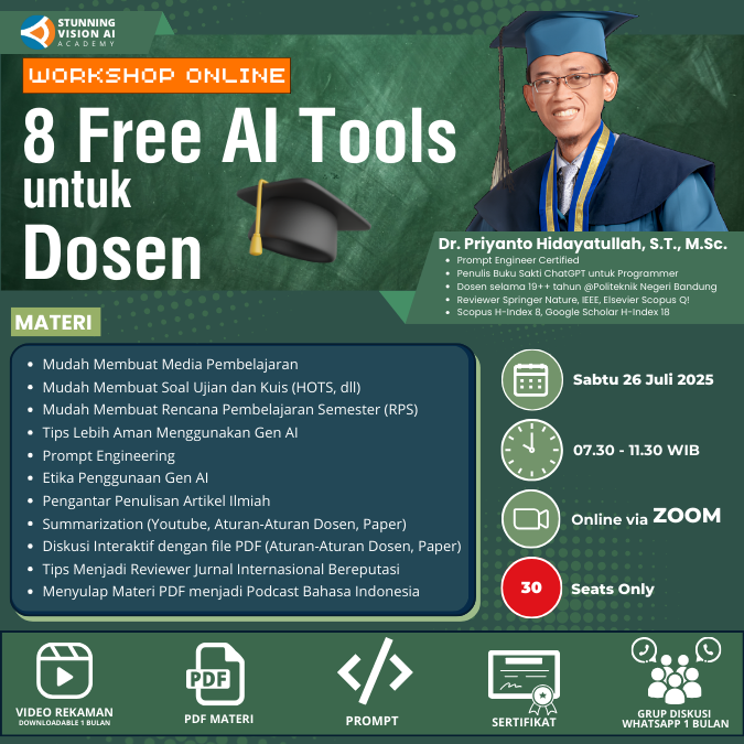 Workshop 8 Free AI Tools untuk Dosen