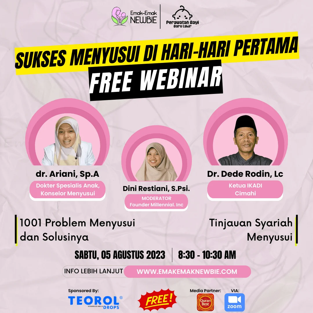 Sukses Menyusui Sejak Hari-Hari Pertama