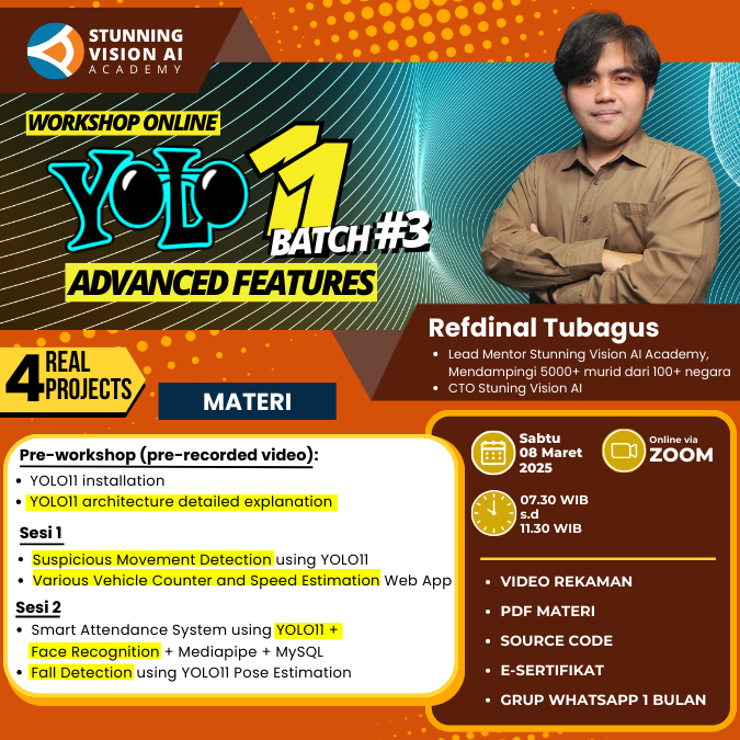 Workshop YOLO11 Advanced Features Batch #3