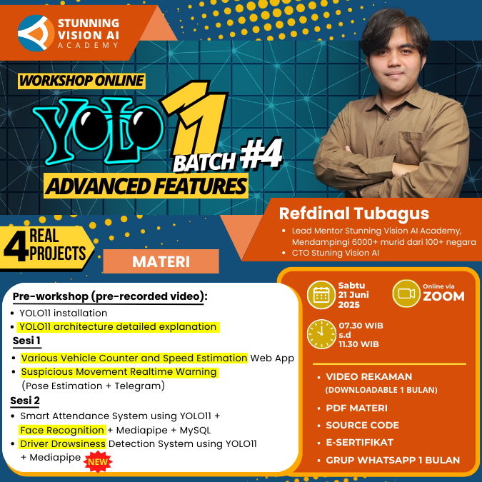 Workshop YOLO11 Advanced Features Batch #4